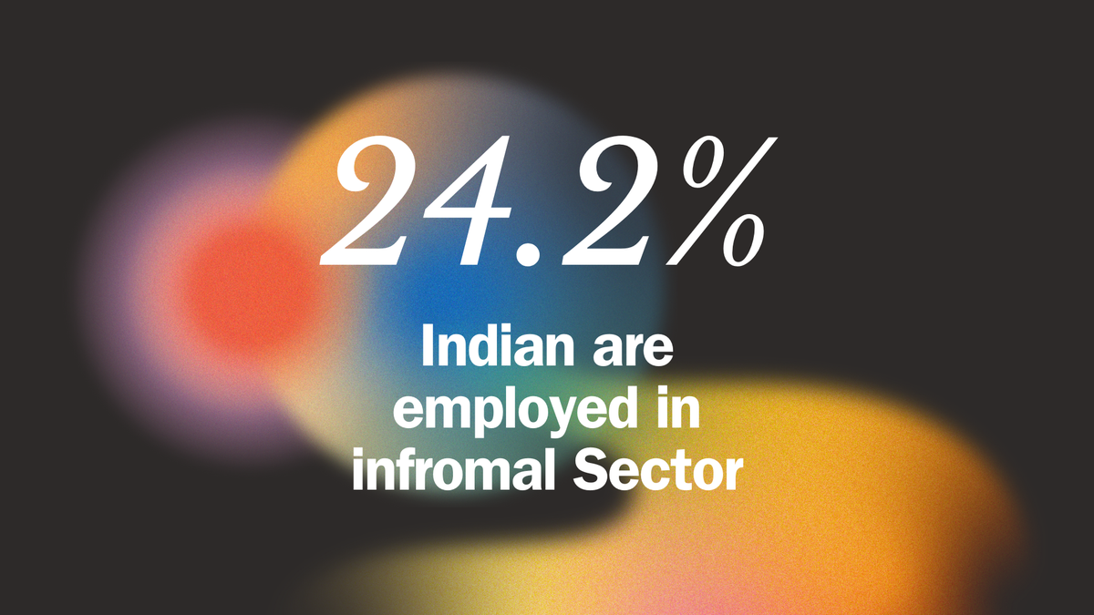 employment in informal sectors India 2025